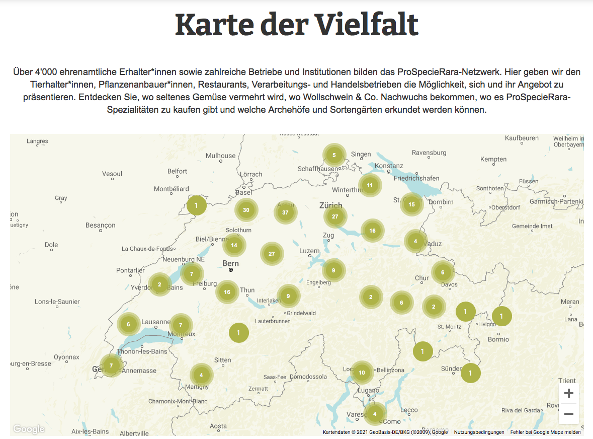 CH-Map of Diversity