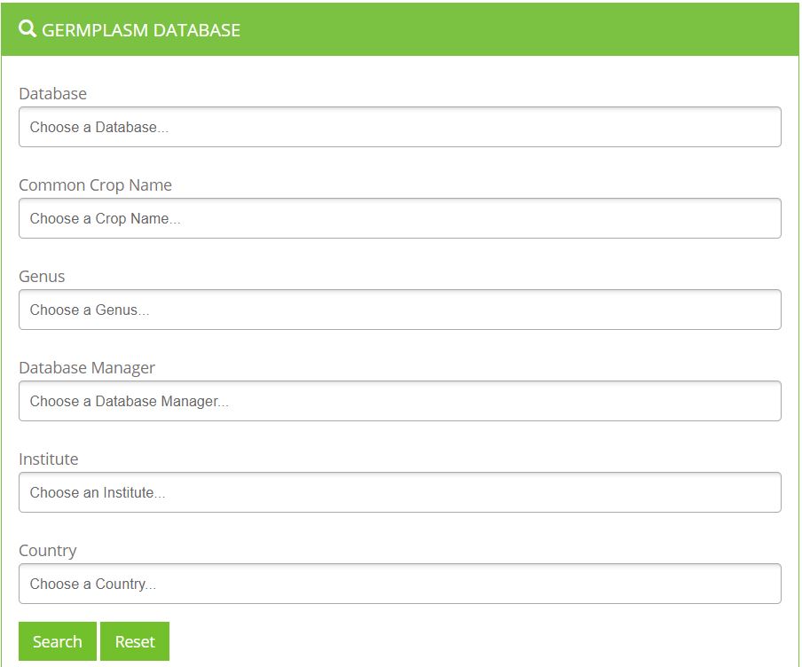 ECPGR Central Crop Databases and other Crop Databases